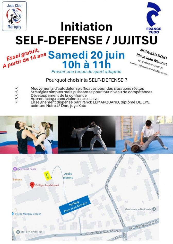 Image de l'actu 'Initiation Self-défense/Jujitsu'
